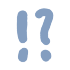 [LINEスタンプ] ！や？