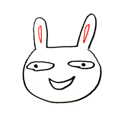 [LINEスタンプ] ふせんの中のうさぎさん