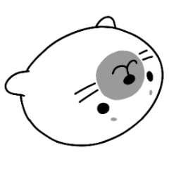 [LINEスタンプ] アザラシのカイくん