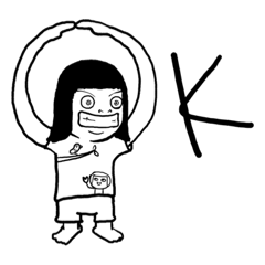 [LINEスタンプ] なっちゃん・おてんば物語