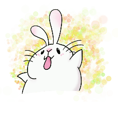 [LINEスタンプ] のんびりうさぎのうささ2