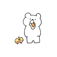 [LINEスタンプ] くまひよ