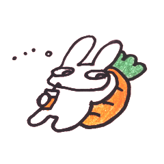 [LINEスタンプ] ぐれうさぎ