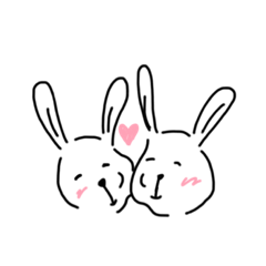 [LINEスタンプ] Rabbit in Life