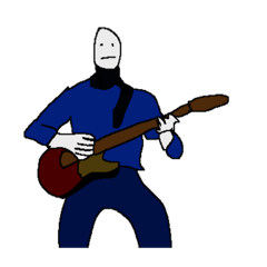 [LINEスタンプ] ロックバンド_川崎倶楽部