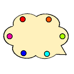 [LINEスタンプ] 吹き出しマル