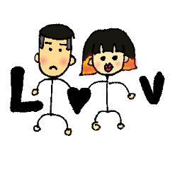 [LINEスタンプ] ヨボちゃんのボーイ＆ガール韓国語スタンプ