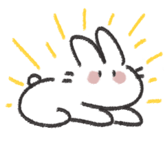 [LINEスタンプ] 表情豊かなうさぎさん・文字なし