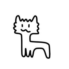 [LINEスタンプ] シンプルアルパカ