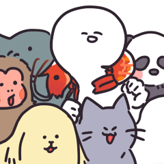 [LINEスタンプ] どうぶつとワルツ