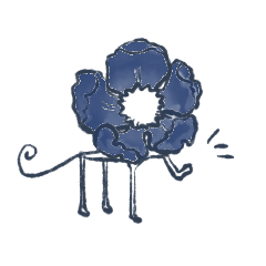 [LINEスタンプ] 花のような生き物