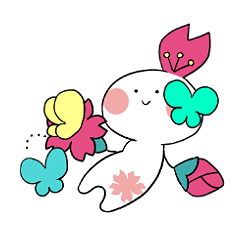 [LINEスタンプ] ほっこりさくら