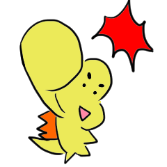 [LINEスタンプ] 恐竜のフトマル2