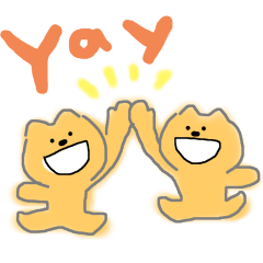 [LINEスタンプ] 英語であいさつするねこちゃん2