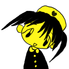 [LINEスタンプ] 黒いナースさん