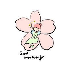 [LINEスタンプ] ミニ花ちゃん パック