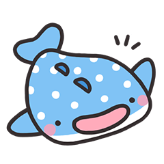 [LINEスタンプ] ジンベエザメのじんたん1