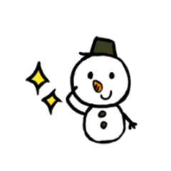 [LINEスタンプ] 雪だるまたちの日常