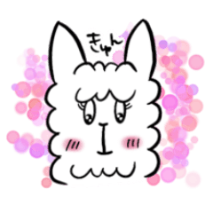 [LINEスタンプ] アルパカファーム【キモチ編】