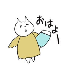 [LINEスタンプ] 天使ねこ