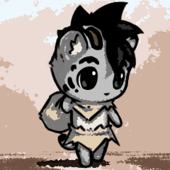 [LINEスタンプ] 野良のユキヒョウ