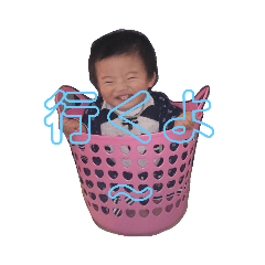 [LINEスタンプ] チビ＆孫2