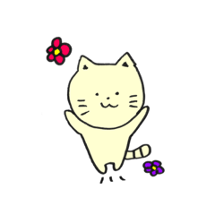 [LINEスタンプ] ゆるいねことうさぎ