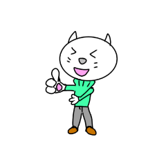 [LINEスタンプ] フクネコのユウ