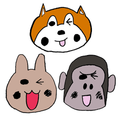 [LINEスタンプ] ぼくたち3人組