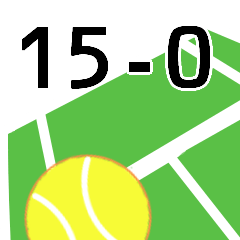 [LINEスタンプ] 【テニスのスコア 1】