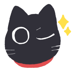 [LINEスタンプ] 真っ黒猫のまっくちゃん