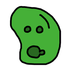[LINEスタンプ] 虹色豆太郎〜7色じゃなくて8色だよ編〜
