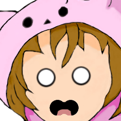 [LINEスタンプ] ウサギの女子
