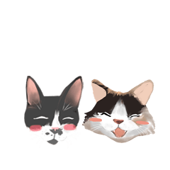 [LINEスタンプ] 三毛猫ちゃんスタンプ（＾＾）