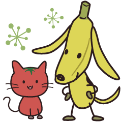 [LINEスタンプ] バナナ犬日和
