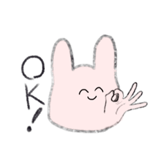 [LINEスタンプ] ゆるかわrabbit