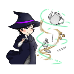 [LINEスタンプ] 魔法使いふぇありー・はりぃのスタンプ 1