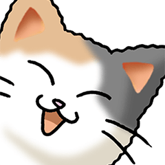 [LINEスタンプ] 猫大好き！（大）その1