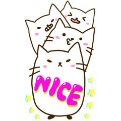 [LINEスタンプ] ネココ Bigスタンプ