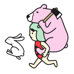 [LINEスタンプ] 金太郎の日常【BYTHREE STAMP #01】