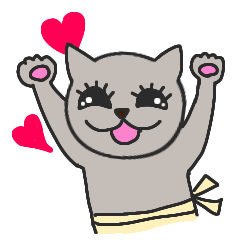 [LINEスタンプ] ねこママさん