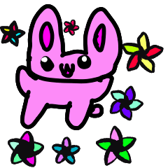 [LINEスタンプ] 小学生の女の子が描くスタンプ