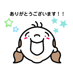 [LINEスタンプ] パワフルガールズ。あいさつ敬語