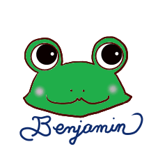 [LINEスタンプ] カエルのベンジャミン 3
