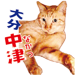 [LINEスタンプ] 大分弁【中津言葉】キジトラ猫ハナちゃんの画像（メイン）