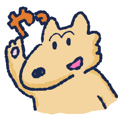 [LINEスタンプ] 犬のコムギの生活