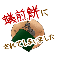 [LINEスタンプ] 蟻煎餅と蟻のスタンプ