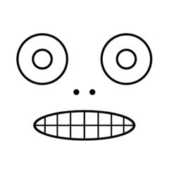 [LINEスタンプ] しろぬり男1