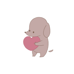 [LINEスタンプ] ゆるっと 犬ココ