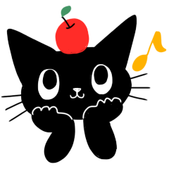 [LINEスタンプ] 黒猫モルモル 敬語でメッセージ